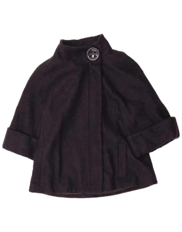 Max & Co. Cappotto da donna con maniche corte a 3/4 UK 12 Lana medio blu navy