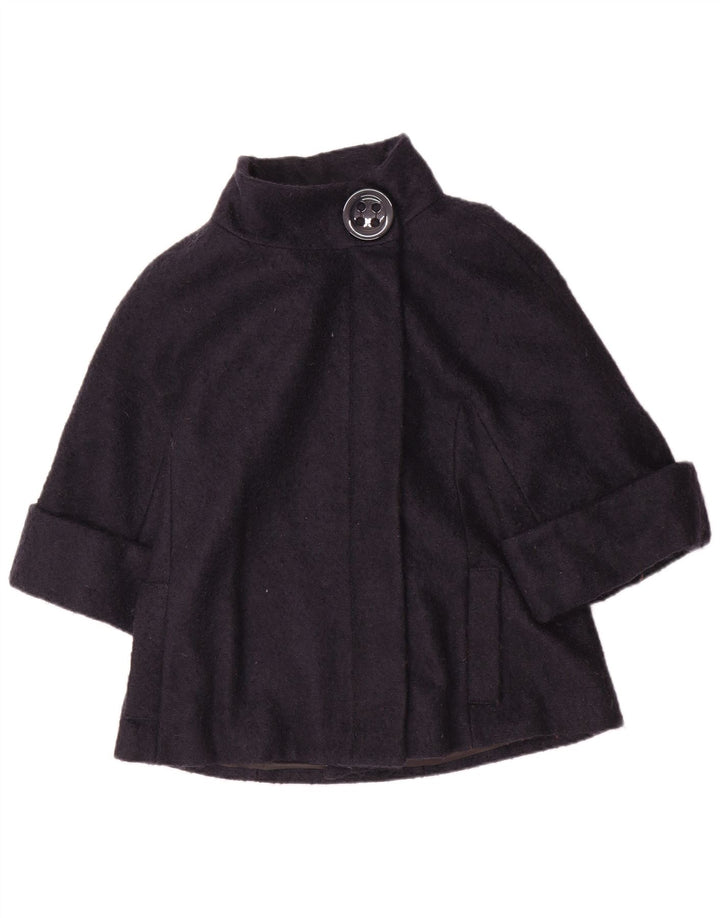 Max & Co. Cappotto da donna con maniche corte a 3/4 UK 12 Lana medio blu navy