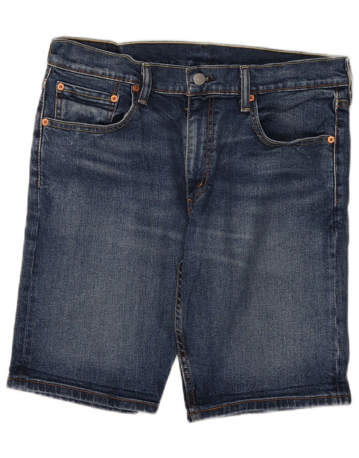 LEVI'S Pantaloncini di jeans 502 da uomo W32 Cotone blu medio