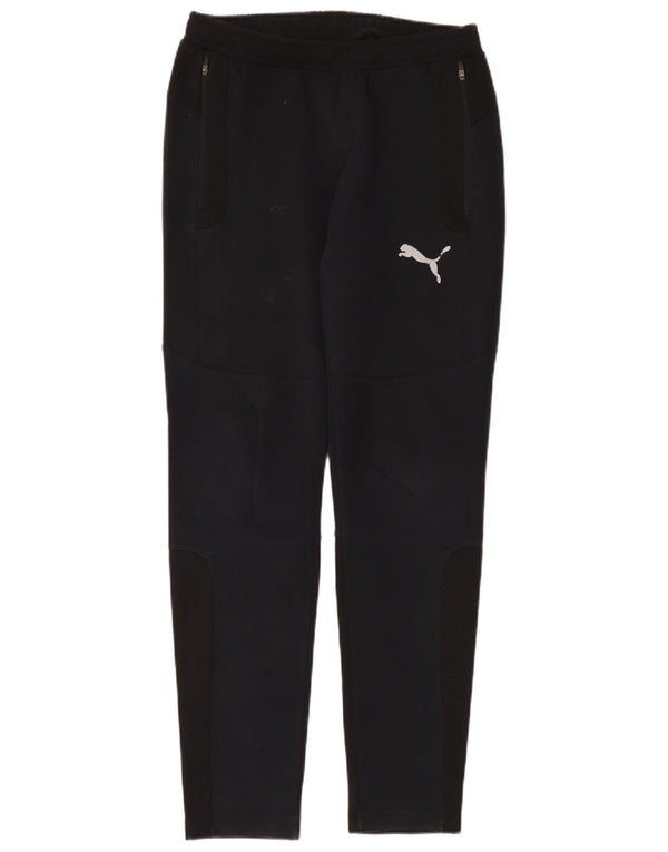 Pantaloni da tuta da uomo Puma Small in cotone nero