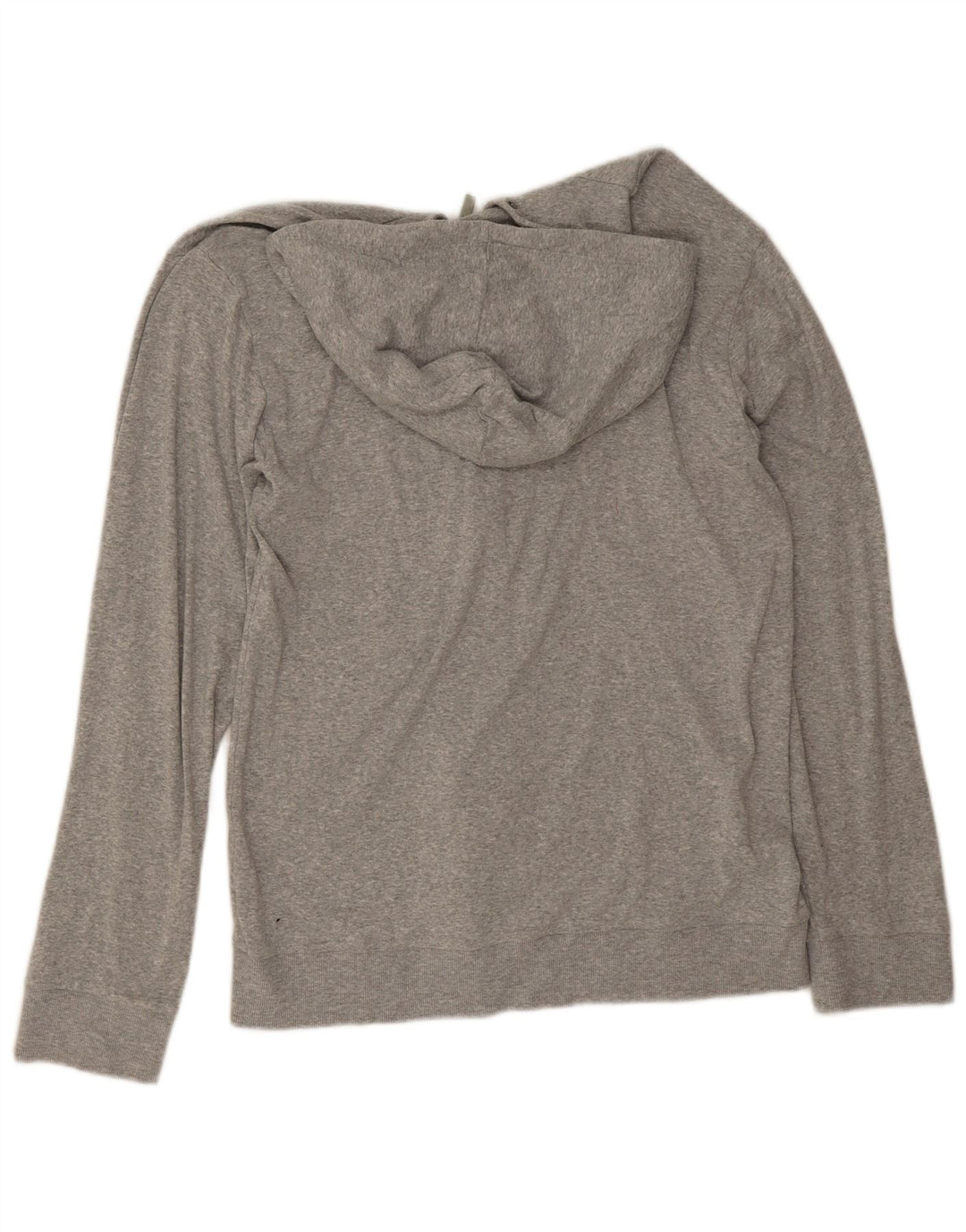 Maglione con cappuccio e zip da uomo Calvin Klein in cotone grigio medio