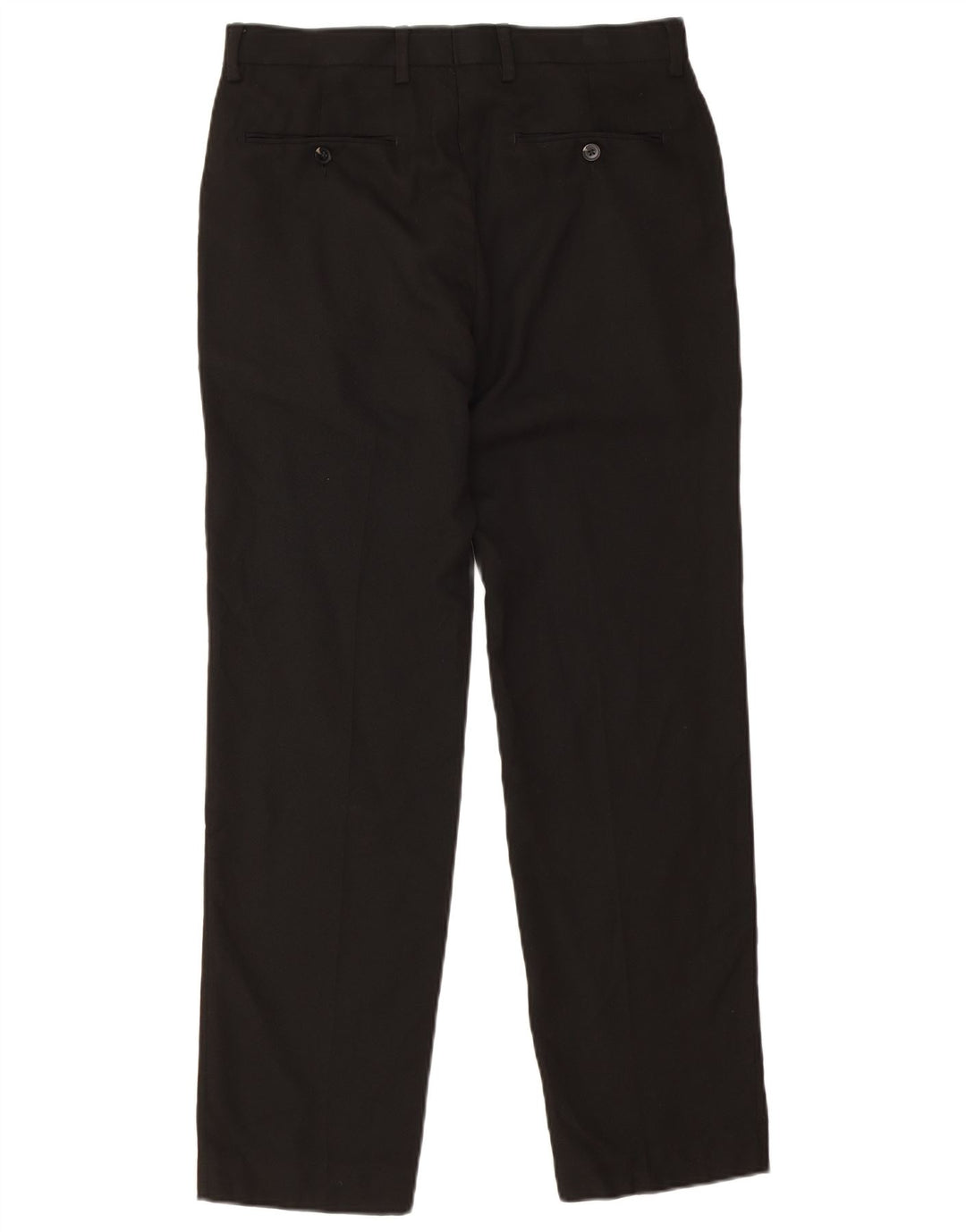 Pantaloni chino dritti da donna Marks & Spencer W32 L31 poliestere nero