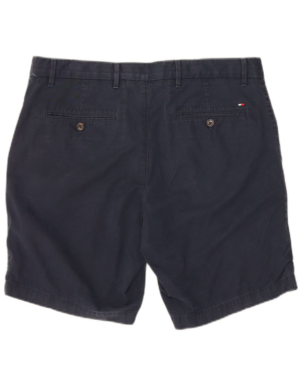 Pantaloncini chino da uomo Tommy Hilfiger W36 Large blu navy in cotone