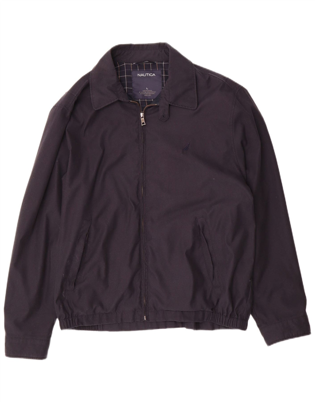 Giubbotto bomber da uomo Nautica UK 40 grande poliestere blu navy