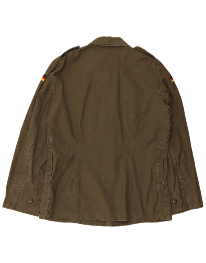 Giacca militare da uomo VINTAGE UK 36 piccola verde