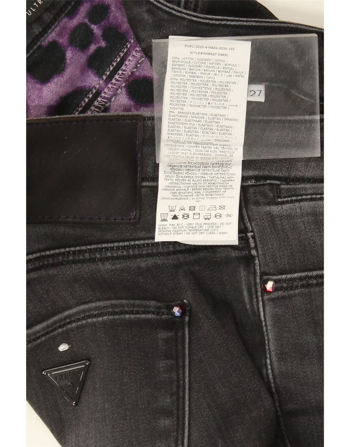 Jeans skinny da donna Guess W27 L30 cotone grigio