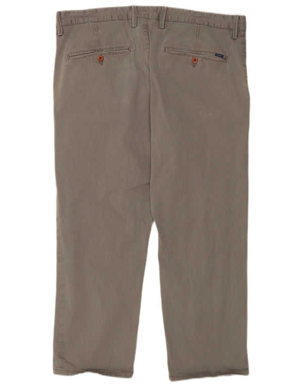Gant Mens Cropped Trousers W38 L25 Grey Cotton