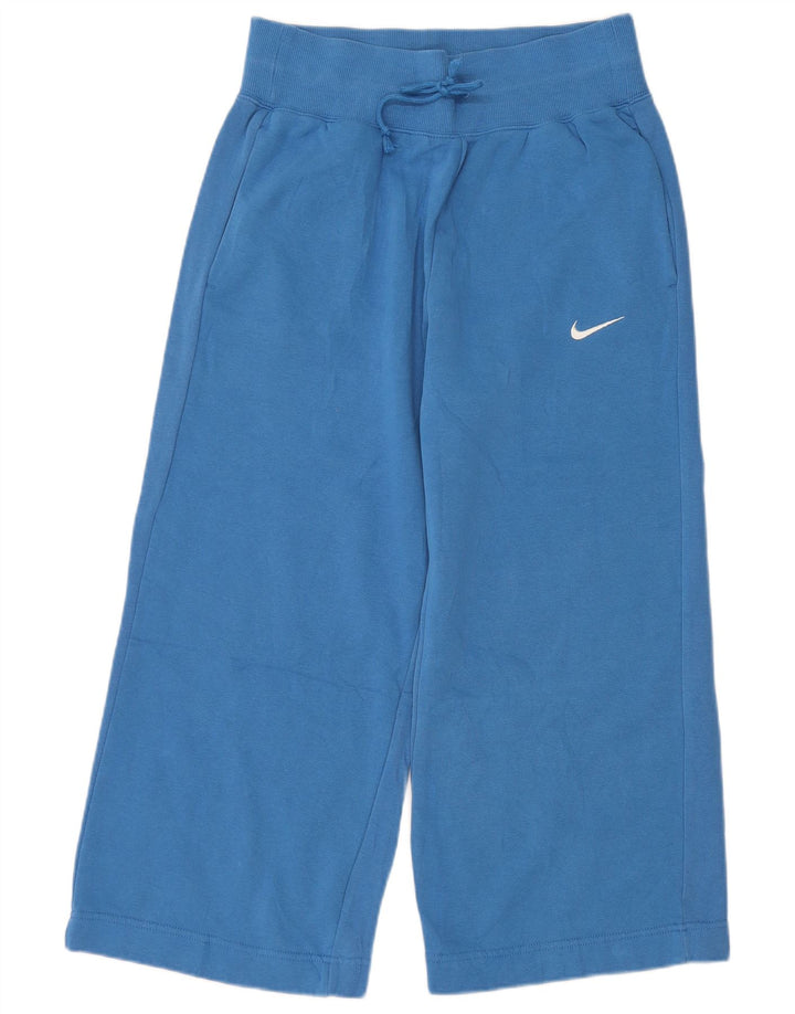 Pantaloni da tuta da donna Nike Crop a gamba larga UK 14 Blu medio