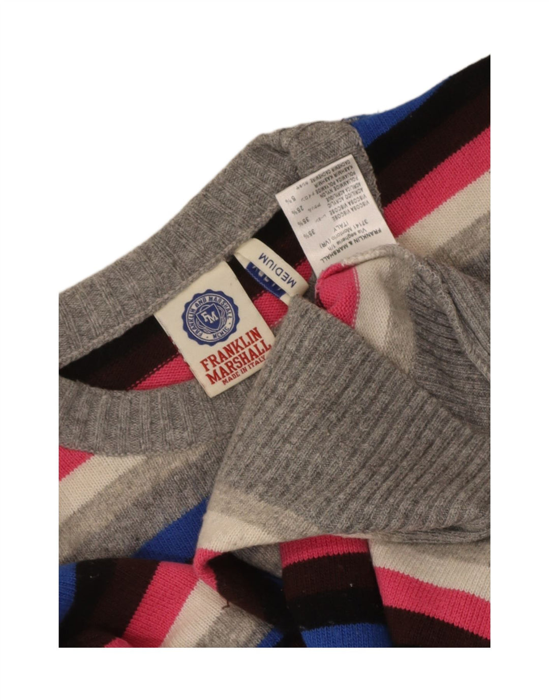 Maglione maglione girocollo da uomo Franklin Marshall medio multicolore