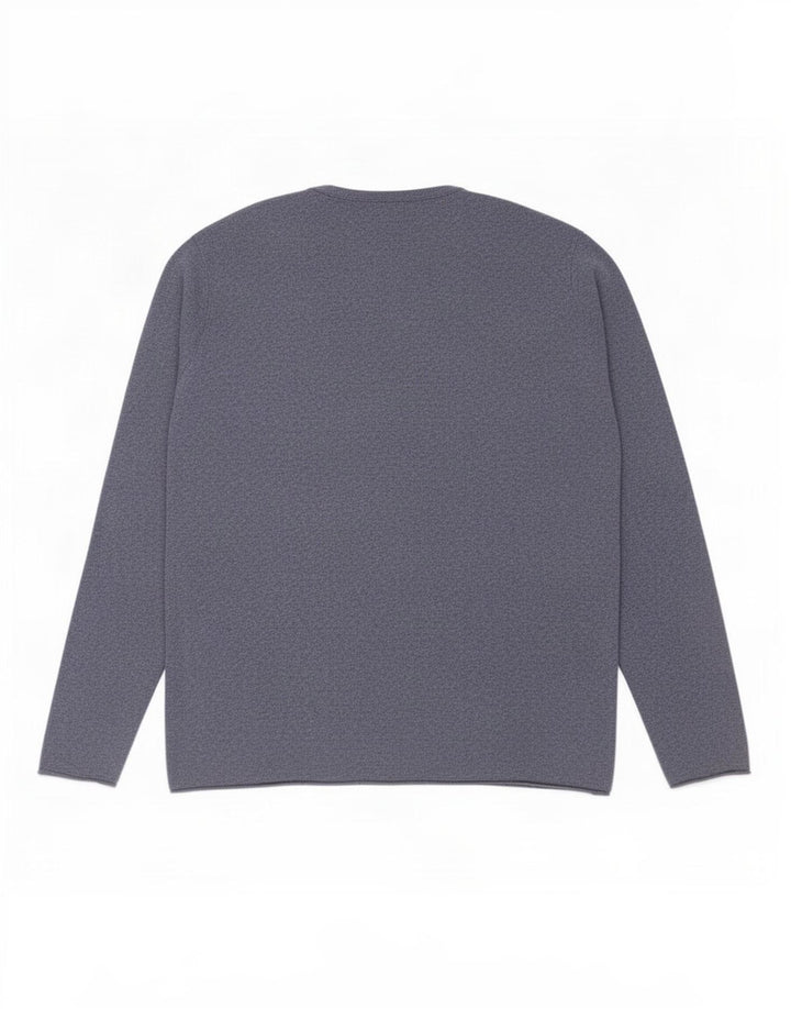Maglione maglione girocollo da uomo Zara grande blu