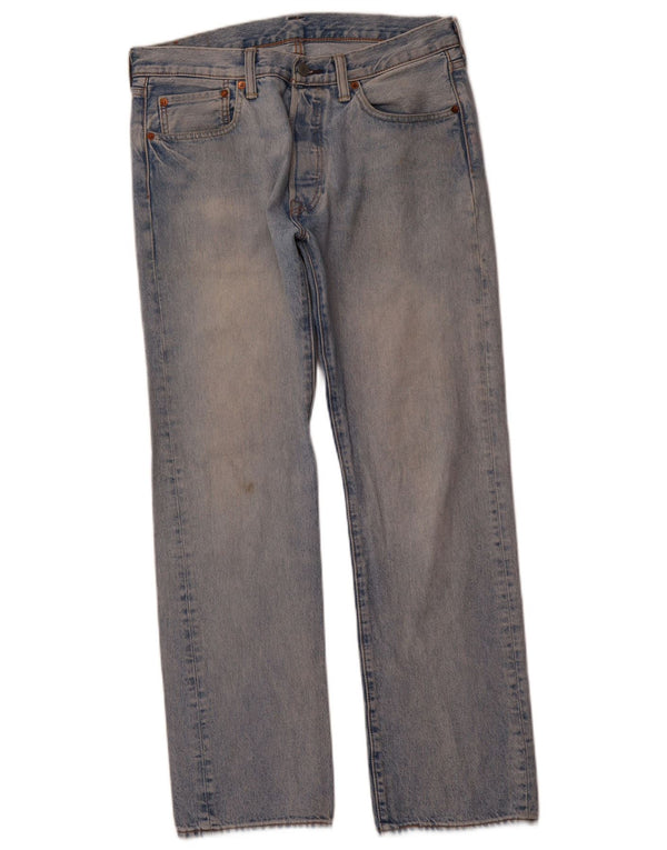 LEVI'S Jeans dritti da uomo 501 W32 L30 cotone blu