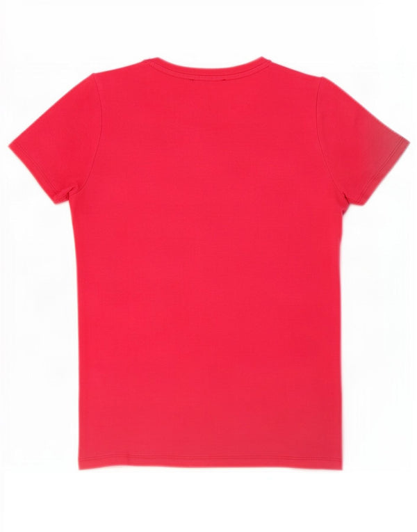 Maglietta da donna Tommy Hilfiger Top UK 10 piccola in cotone rosa