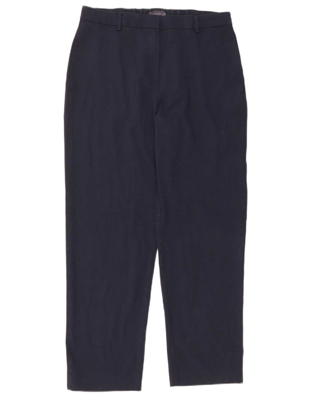 Pantaloni da abito da donna Marks & Spencer UK 12 medi W30 L28 Blu navy