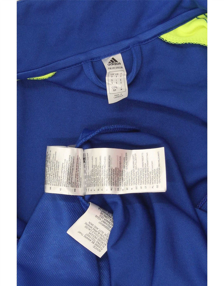Giacca da ginnastica Adidas Aeroready Graphic da uomo, piccola, color block blu