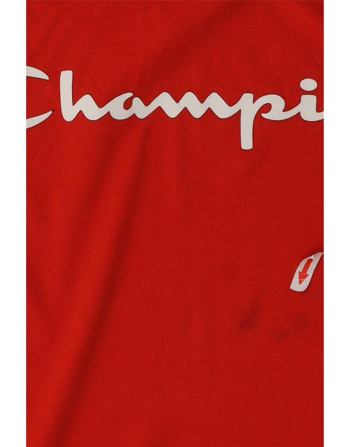 T-shirt grafica da uomo Champion XS rossa