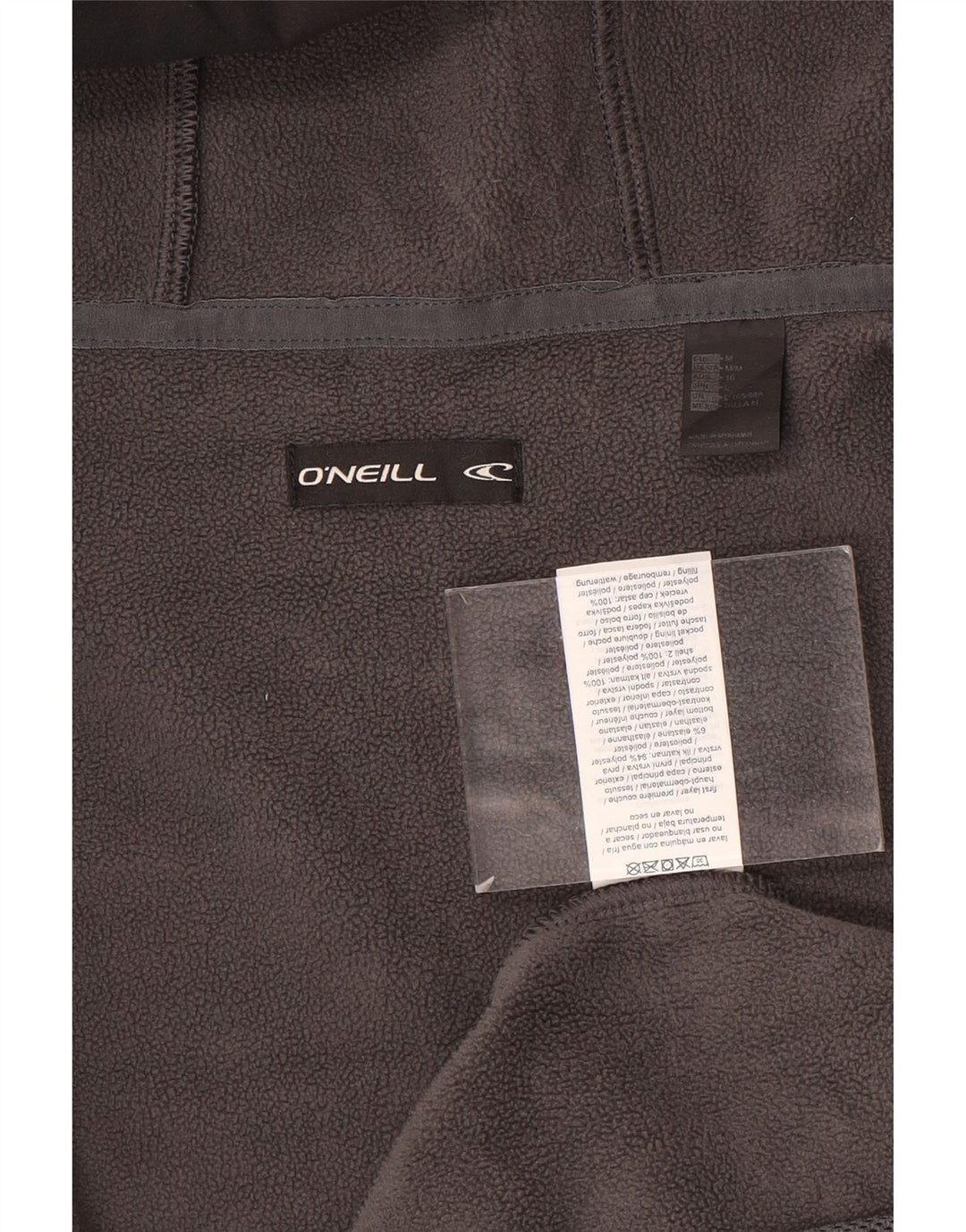 Giacca a vento con cappuccio da donna O'Neill UK 14 Medium Black Colourblock