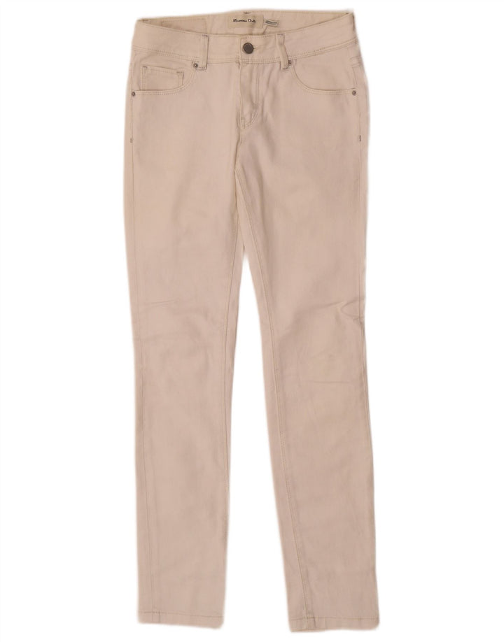 Jeans skinny da donna Massimo Dutti W26 L28 bianchi