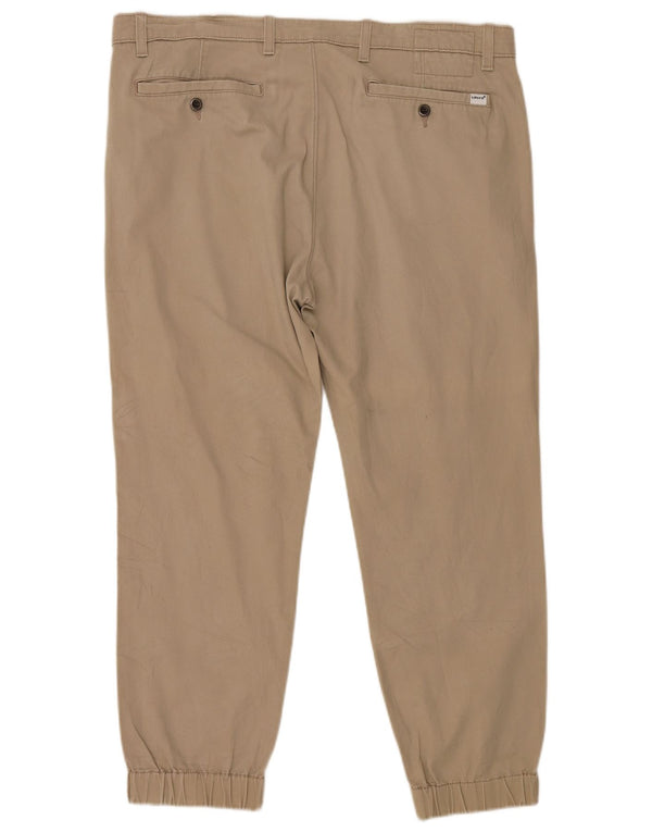 Pantaloni chino da uomo Levi's Joggers W38 L30 in cotone beige