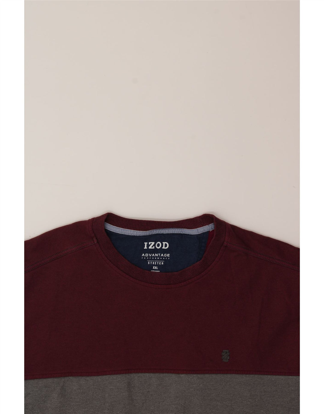 Felpa elasticizzata da uomo IZOD 2XL Poliestere color block grigio
