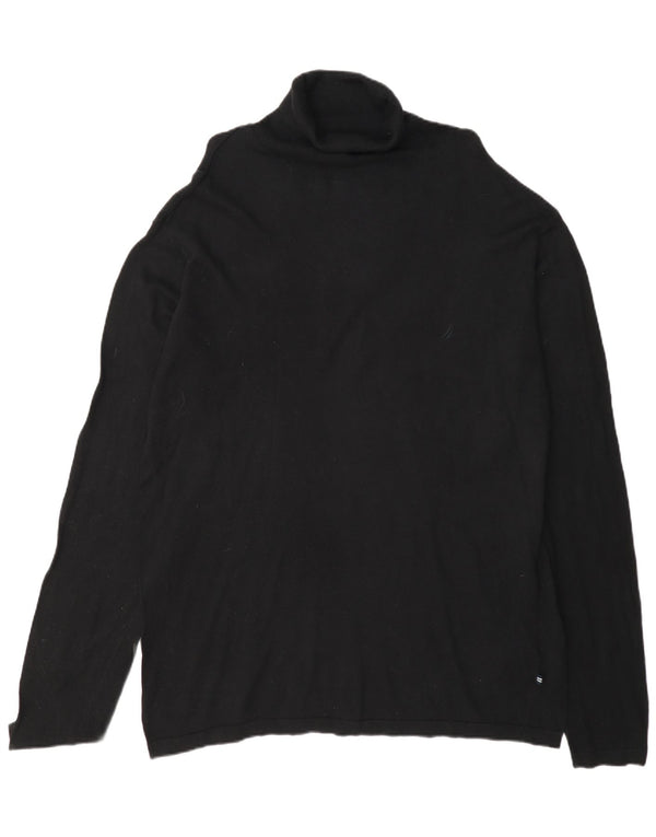 Maglione maglione a collo alto da uomo Nautica 2XL cotone nero