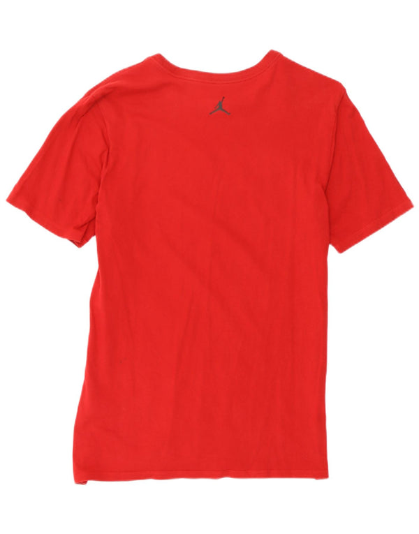 T-shirt grafica Jordan Air da uomo, rossa media