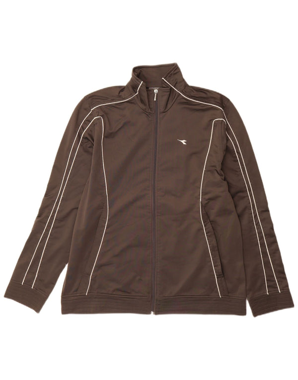 Giacca da tuta da donna DIADORA UK 18 XL Grigia