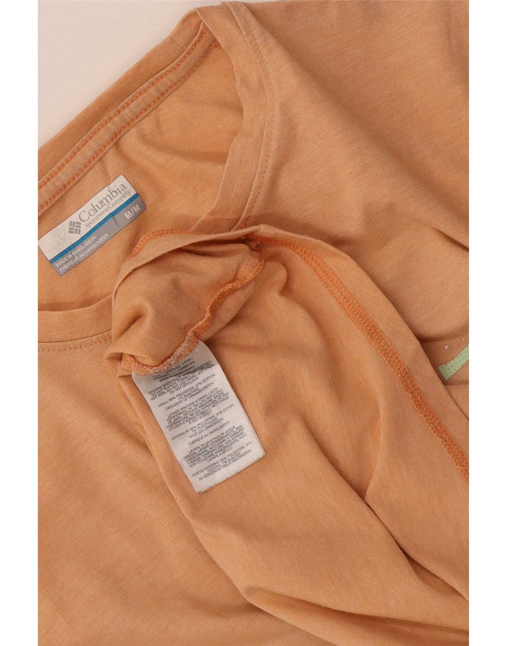 Maglietta grafica da donna Columbia UK 14 Poliestere arancione medio