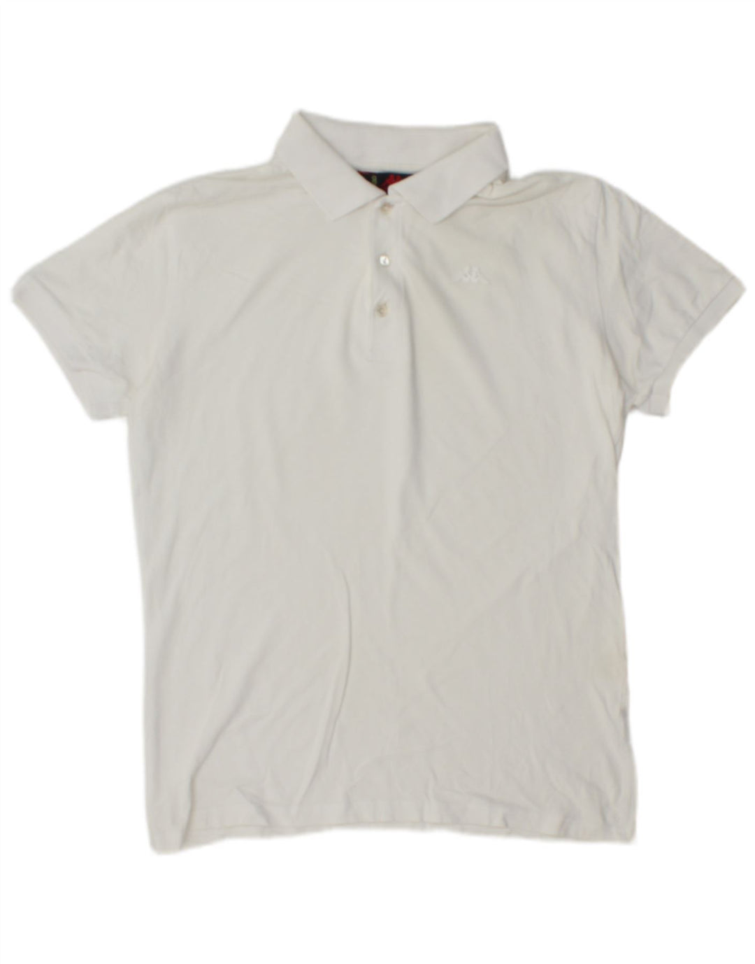 Polo Kappa Uomo Large Bianca
