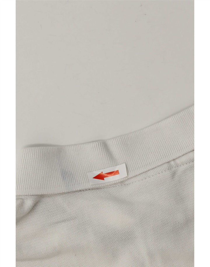 Polo Nike da uomo in cotone bianco medio