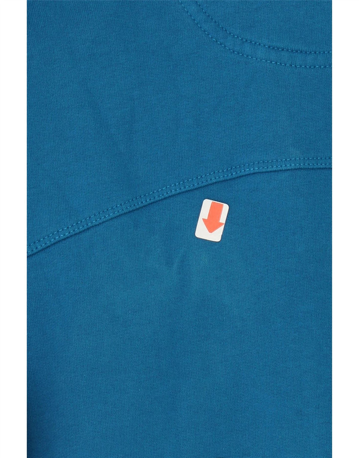 CONVERSE Womens Zip Hoodie Sweater UK 10 Small Blue Polyester Vintage Converse and Second-Hand Converse from Messina Hembry 