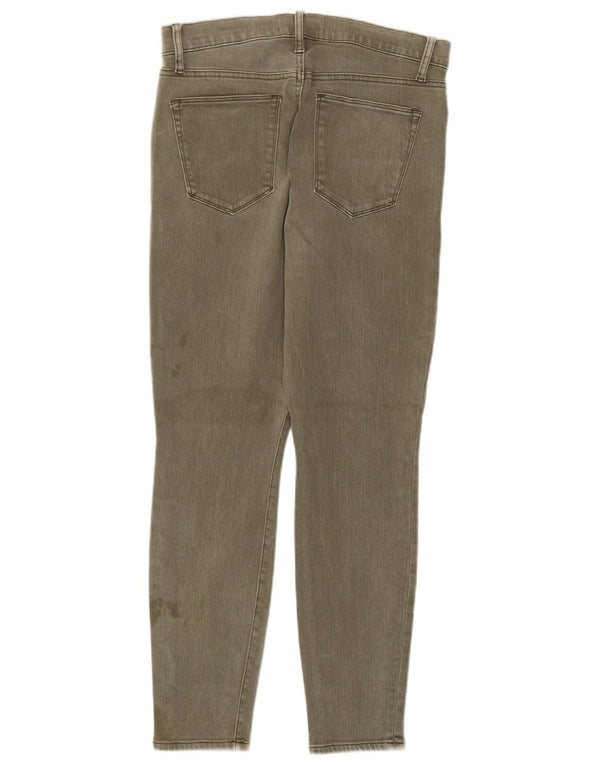 Gap Womens Skinny Jeans W28 L26 Khaki Cotton
