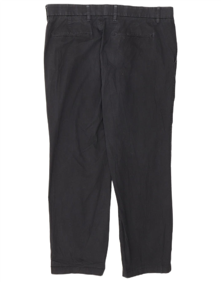 Pantaloni chino vestibilità regolare da uomo Marks & Spencer Autograph W38 L29 Blu Navy