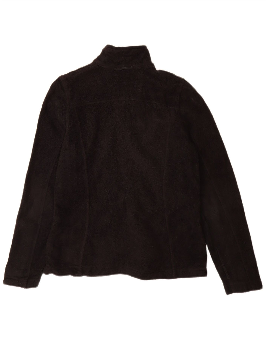Giacca in pile da donna Eddie Bauer UK 12 poliestere nero medio