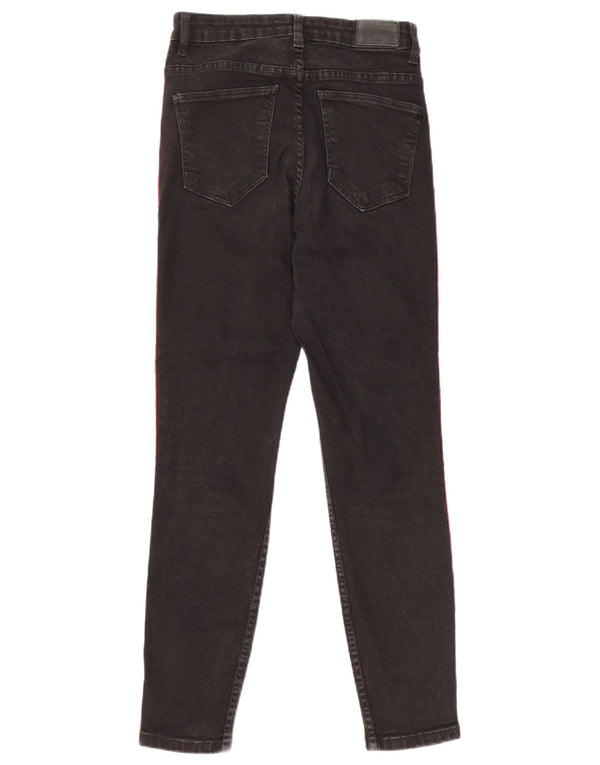 Jeans skinny Trafaluc da donna Zara EU 38 Small W28 L26 Blocco colore nero