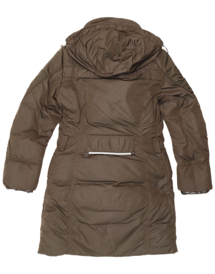 Cappotto imbottito con cappuccio da donna PEUTEREY UK 12 Poliammide marrone medio