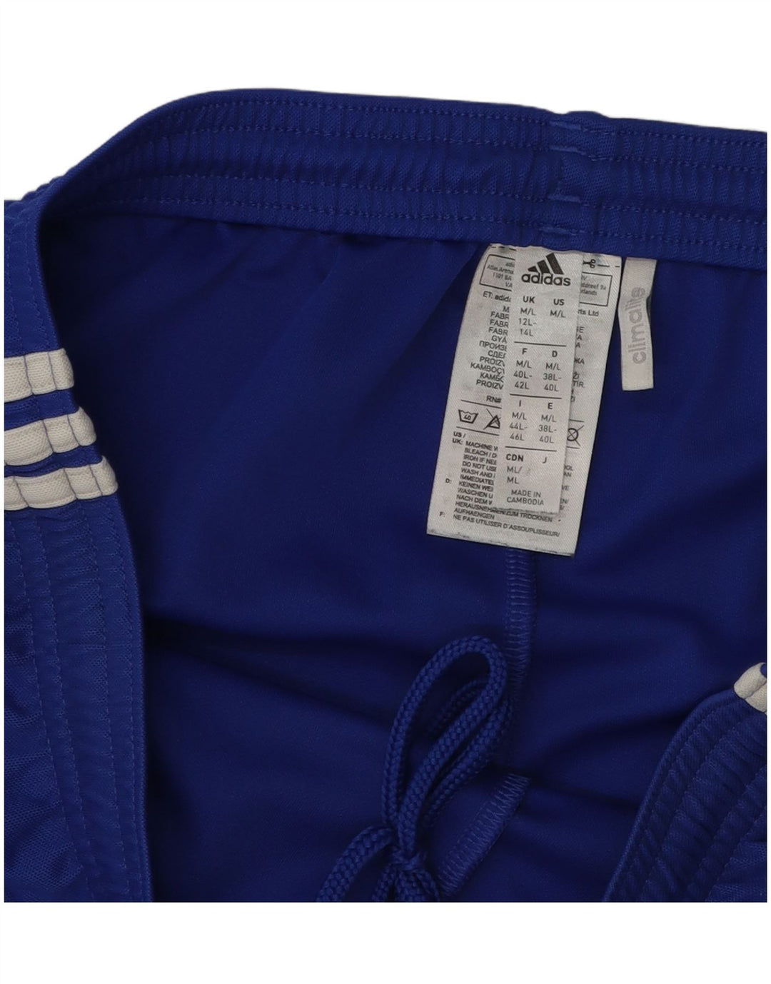 Pantaloncini sportivi Adidas Climalite da donna UK 12/14 Blu medio