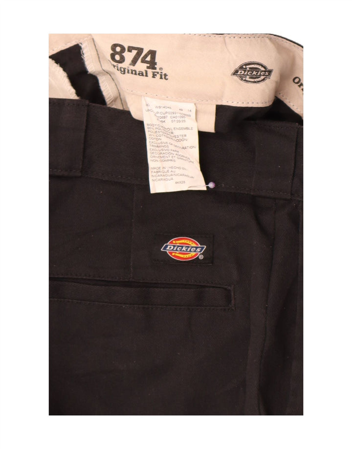 Pantaloni corti da uomo Dickies 874 vestibilità originale W44 L23 poliestere nero
