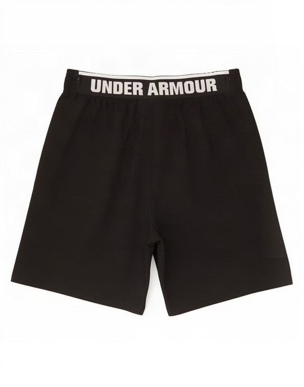 Pantaloncini sportivi grafici da uomo Under Armour grandi neri