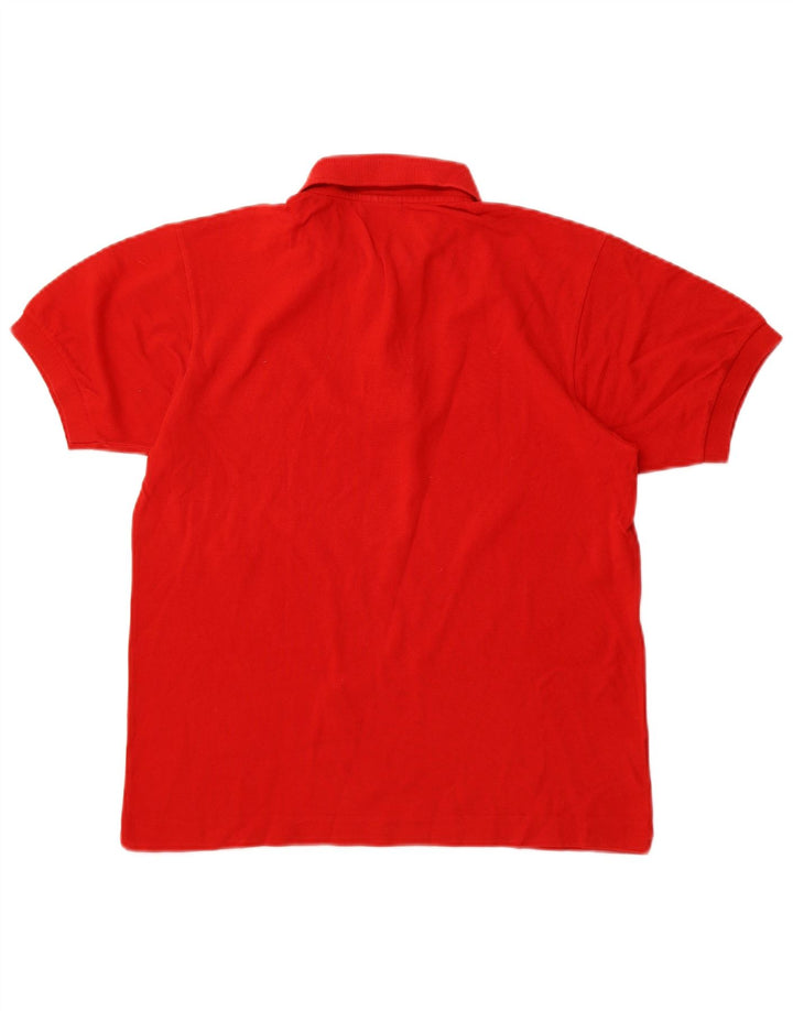 Polo da uomo LACOSTE taglia 3 piccola in cotone rosso