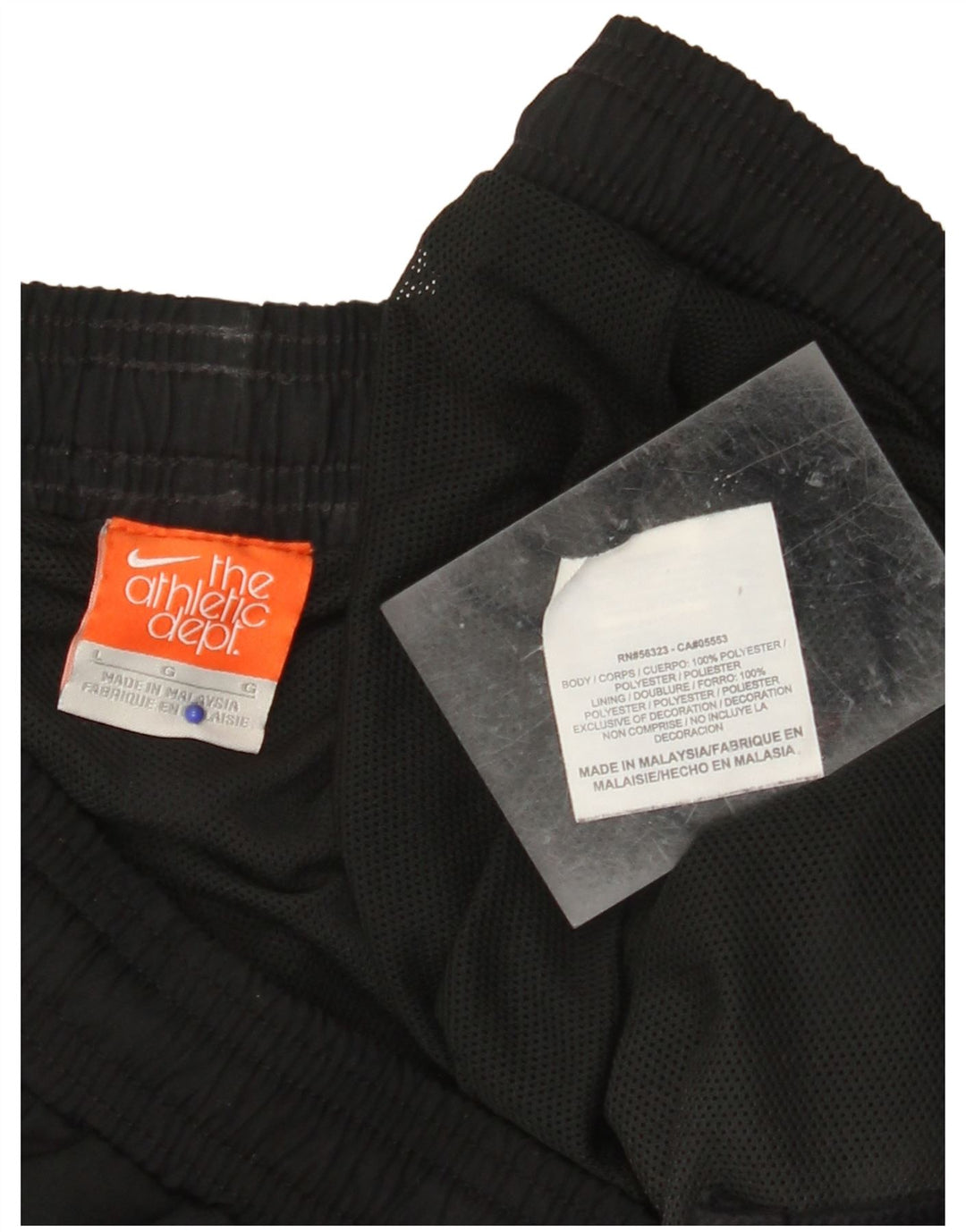Pantaloni da tuta da donna NIKE UK 14 Large Nero Poliestere