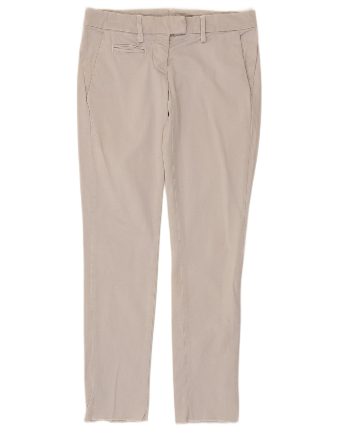 Pantaloni chino slim da donna Dondup W25 L27 cotone grigio