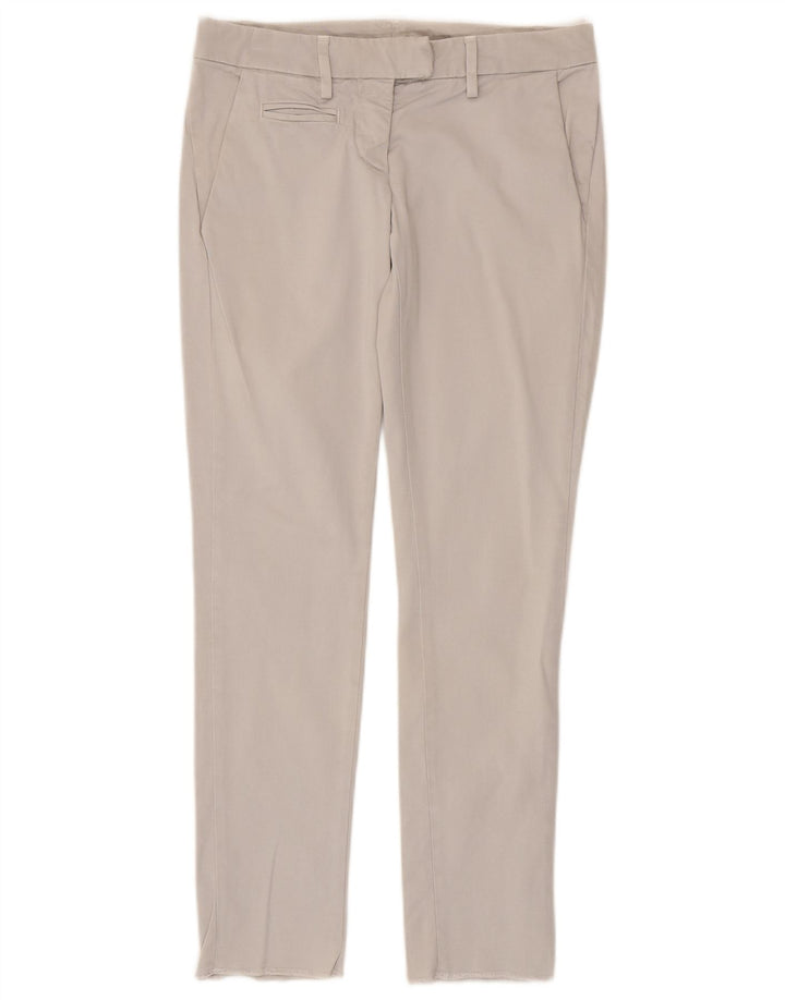 Pantaloni chino slim da donna Dondup W25 L27 cotone grigio