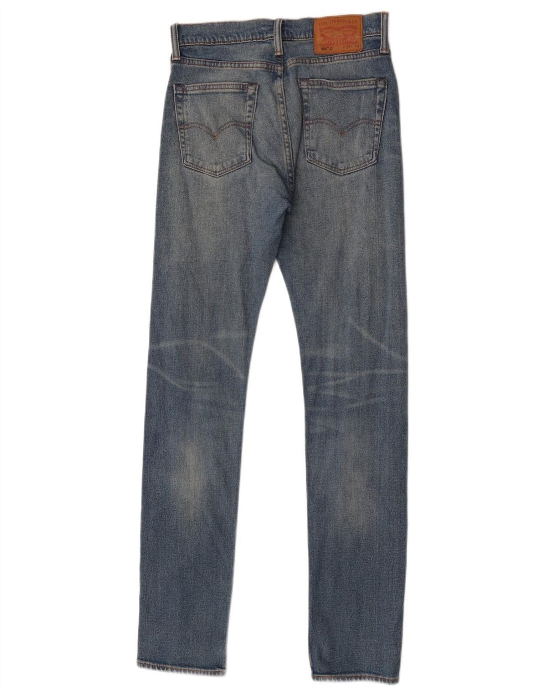 Jeans skinny Levi's 505 da donna W29 L34 cotone blu