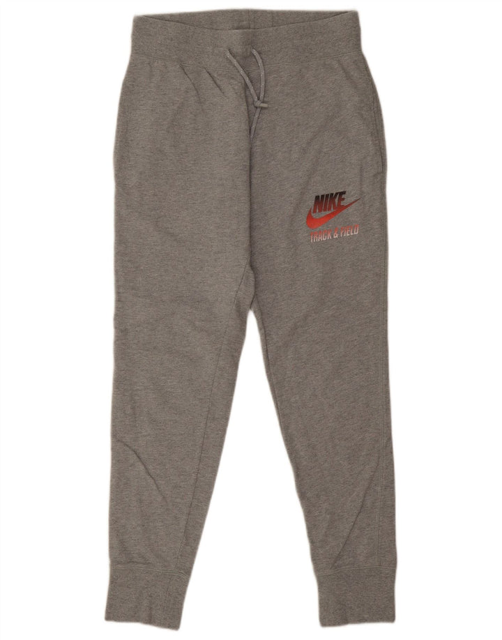 Pantaloni da tuta da donna Nike Joggers UK 12 Cotone grigio medio