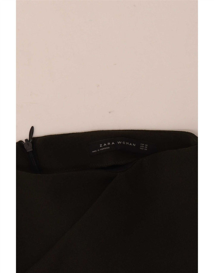 Minigonna Zara Donna XS W24 Verde
