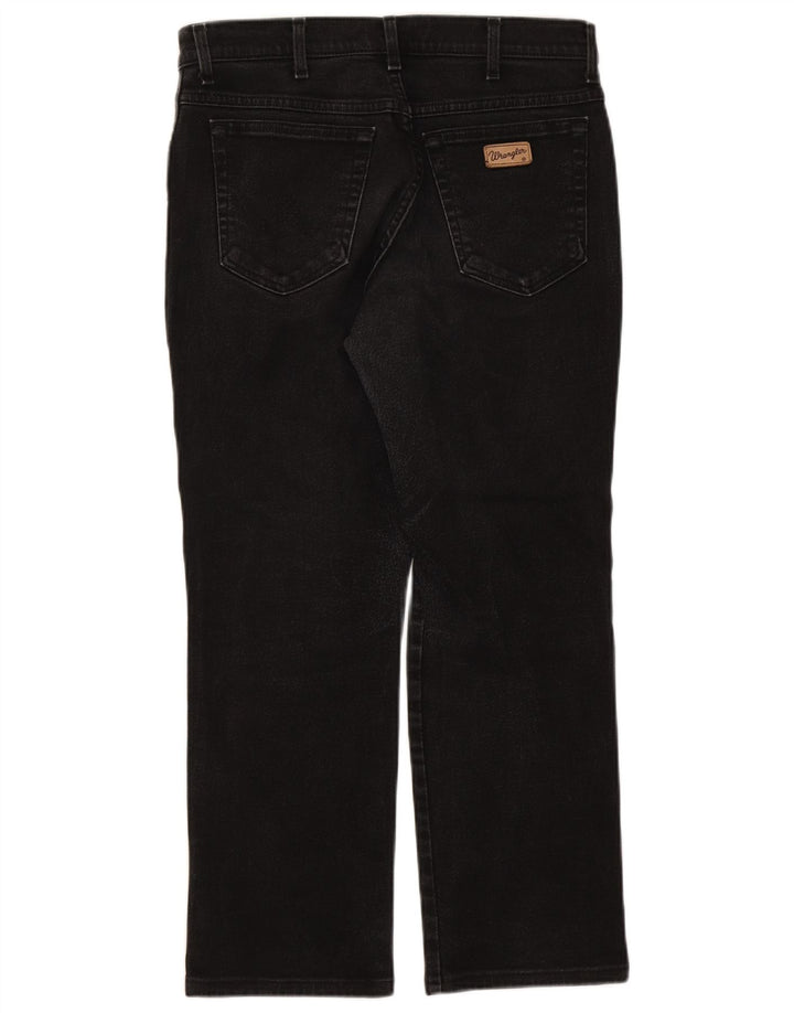 Jeans dritti da uomo Wrangler Texas W34 L27 neri