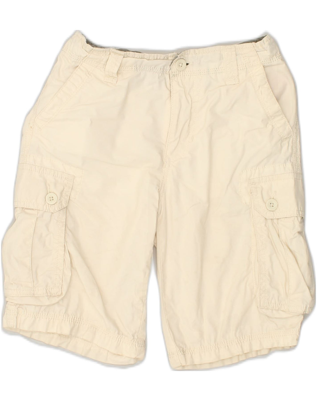LEVI'S Girls Cargo Shorts 9-10 Years W26  Beige Cotton | Vintage Levi's | Thrift | Second-Hand Levi's | Used Clothing | Messina Hembry 