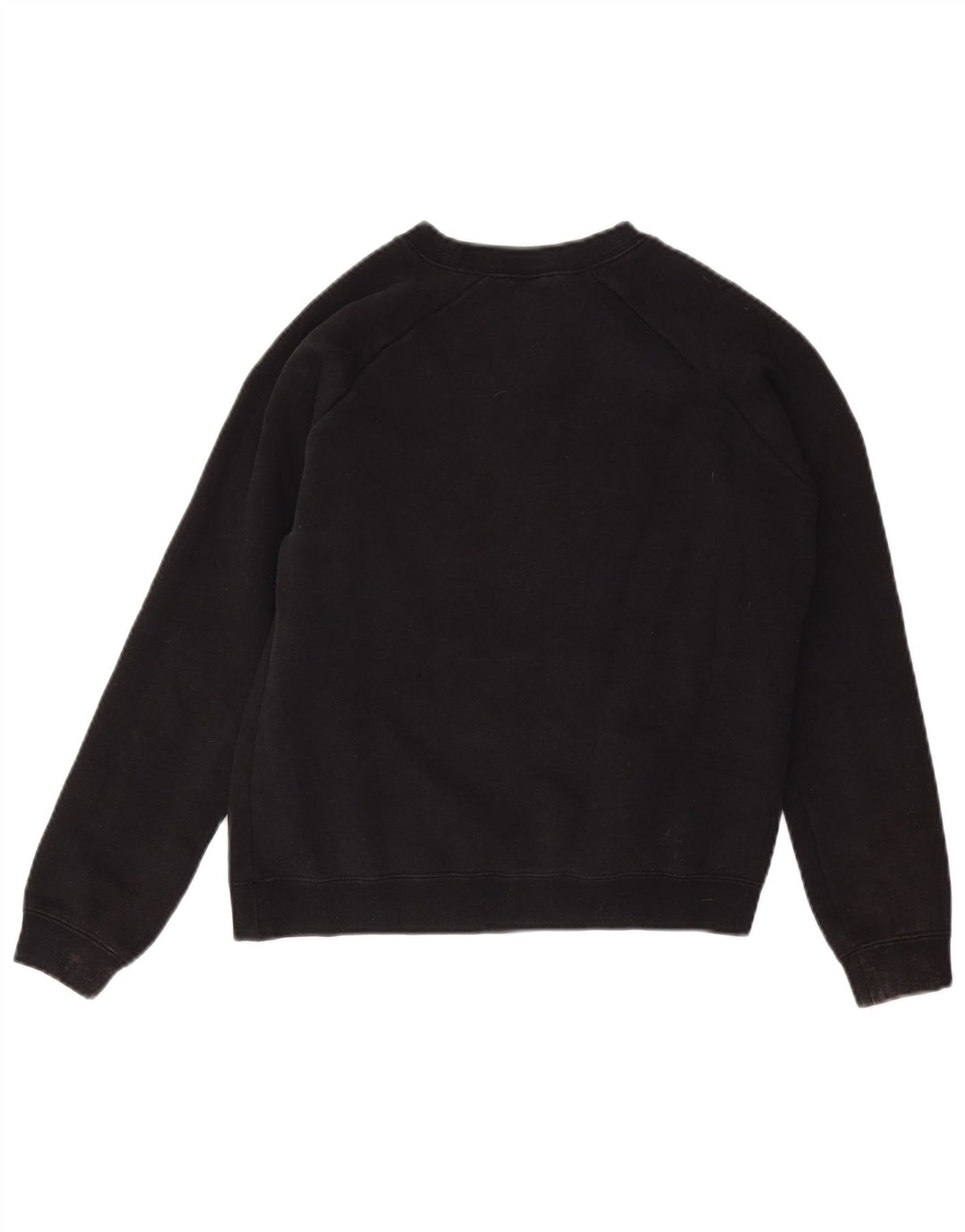 Felpa con grafica oversize corta NIKE da donna UK 10 piccola nera