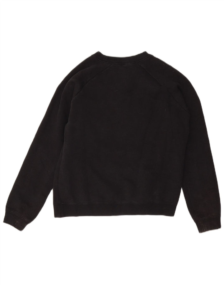 Felpa con grafica oversize corta NIKE da donna UK 10 piccola nera
