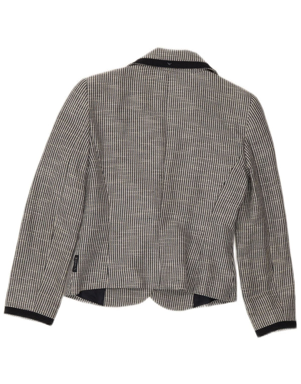 Giacca blazer da donna a 2 bottoni ARMANI JEANS EU 38 grigio medio a righe